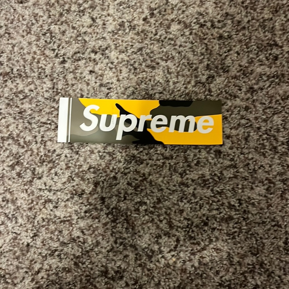 COPY - Just one camo supreme sticker